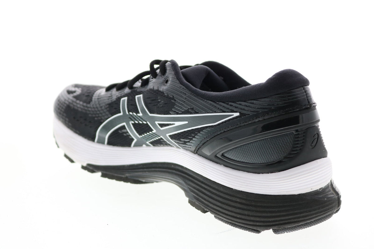 Asics Gel-Nimbus 21 1012A156 Mens Black Synthetic Athletic Running Shoes