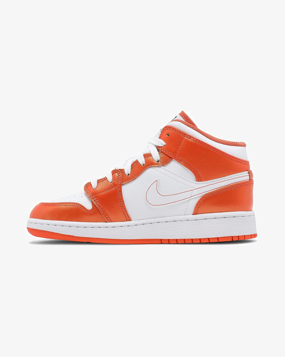 NIKE AIR JORDAN1 MID SE GS ELECTRO ORANGE