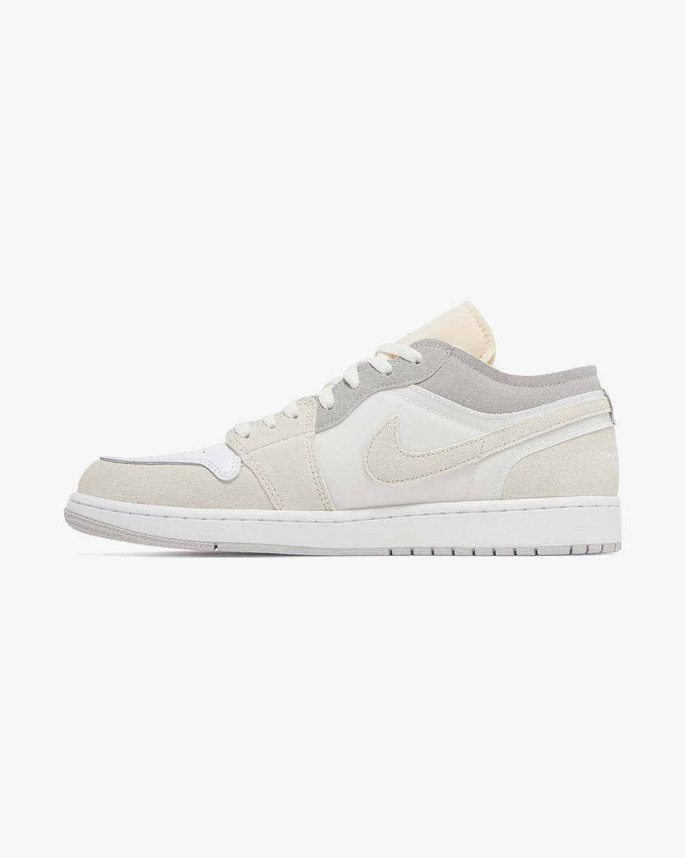NIKE AIR JORDAN1 LOW SE CRAFT INSIDE OUT WHITE PHANTOM (NEW)