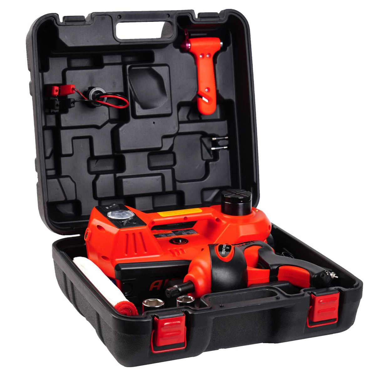 🔥[Hot sale]🔥STANDTALL Electric Car Jack 5 Ton 12V Floor Jack, Impact Wrench, Inflator