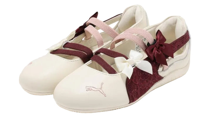Speedcat Ballet Lace Frosted Ivory-Ruby Shimmer (Women’s)