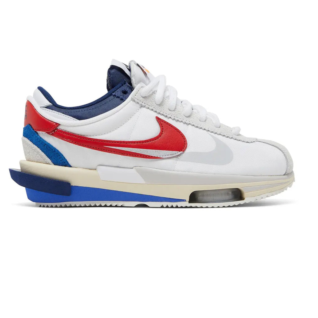 Nike Zoom Cortez SP x Sacai 'White University Red Blue' (2022)