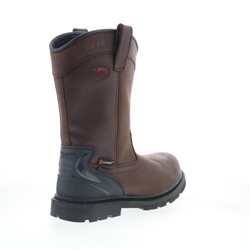 Avenger Hammer Soft Toe Mens Brown Extra Extra Wide 6E Work & Safety Boots