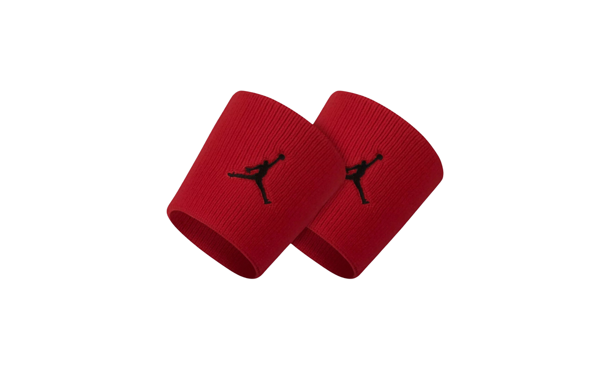 Jumpman Dri-fit Wristbands 2pack Red Unisex Style : Jkn01 "RED/BLACK" JKN01 605